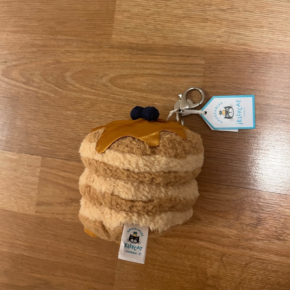 Jellycat Amuseables Fran Pancakes Bag CharmFAO Schwarz Diner Exclusive - Picture 2 of 5